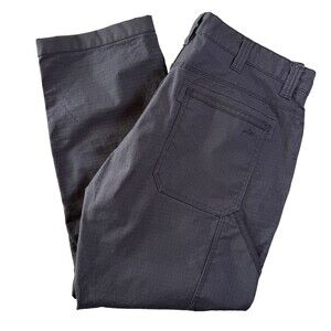 Ridgecut Pants Mens 38x30 Gray Ripstop Double Knee Relaxed Carpenter Workwear
